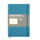 Notatnik Leuchtturm 1917 Paperback B6+ gładki NORDIC BLUE - jasny niebieski